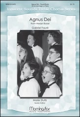 Agnus Dei SA choral sheet music cover